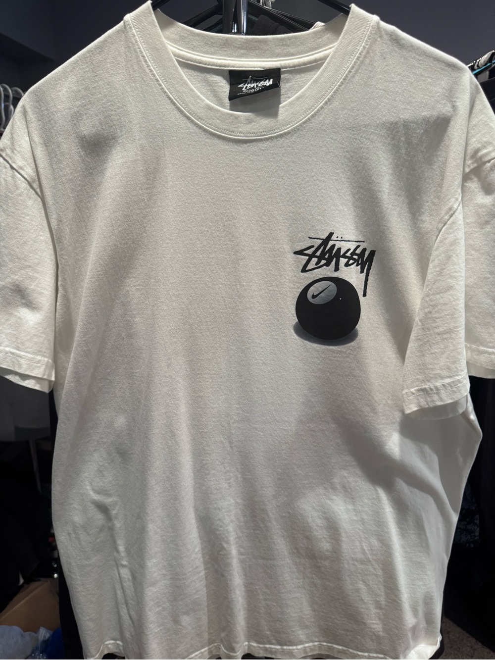 Stussy 8 Ball XL White Tee